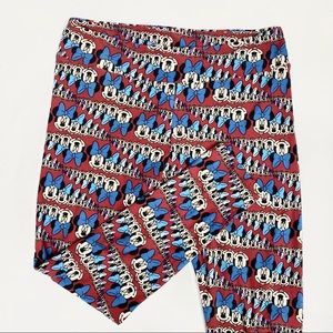 LuLaRoe Leggings, Disney Minnie Mouse Print